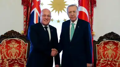 Erdoğan, Yeni Zelanda Başbakanı Luxon'la Buluştu